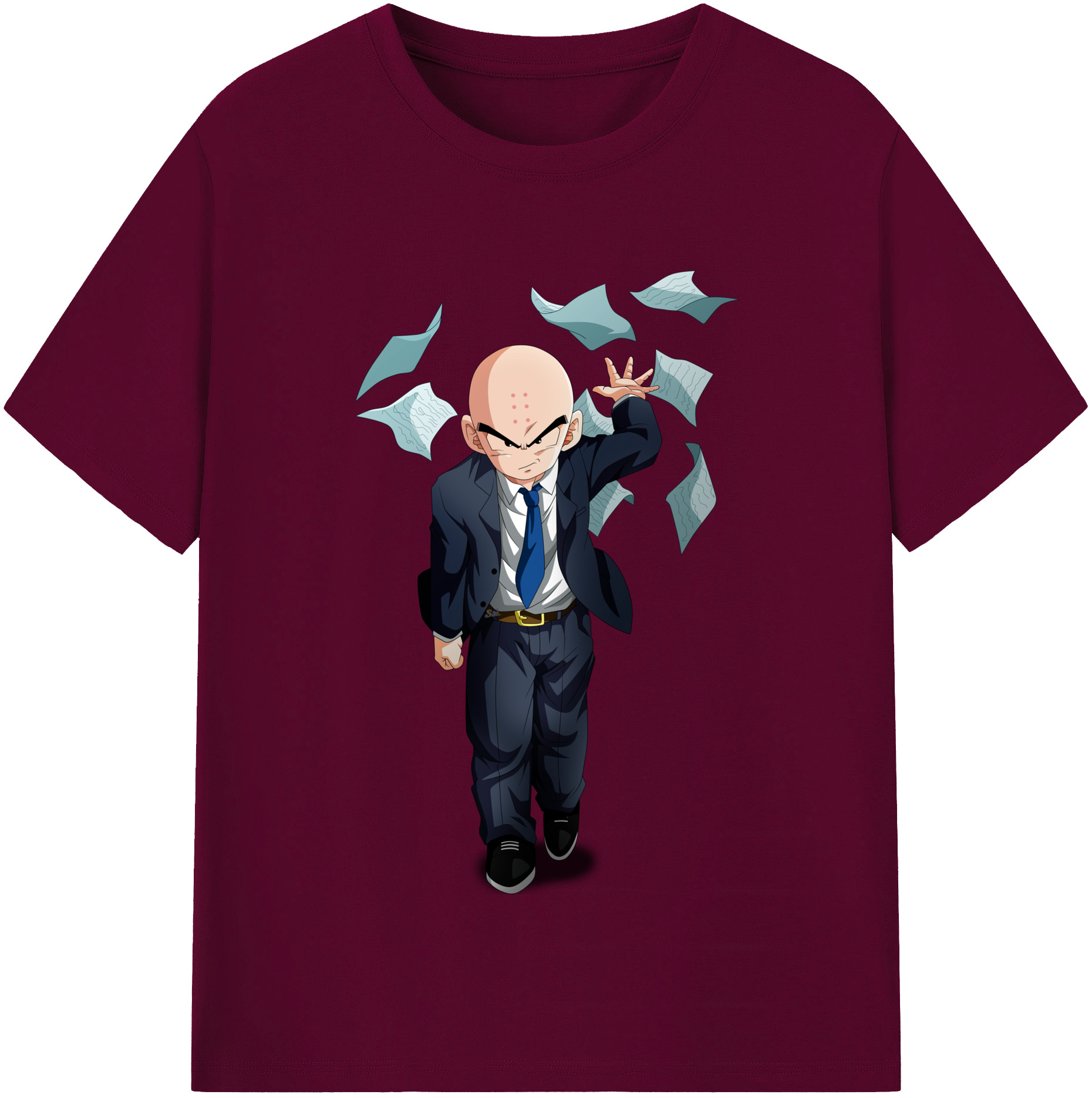 （画像用） ドラゴンボール クリリン DRAGON BALL krillin レディースカジュアルプリントTシャツ（綿100％）